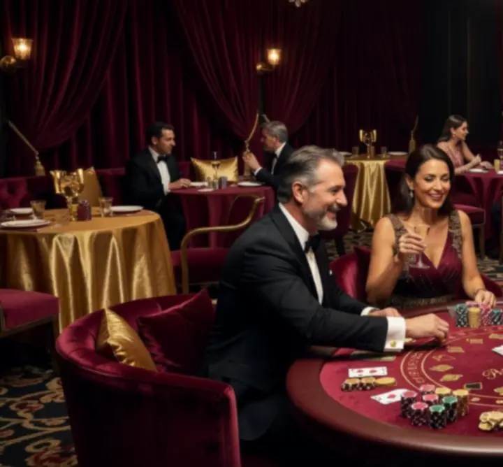 Prywatna elegancka celebracja z mobilnym casino eventem
